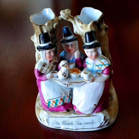 The Welsh 1890's Victorian Tea Party Antique Fairing - Picture 1 of 5